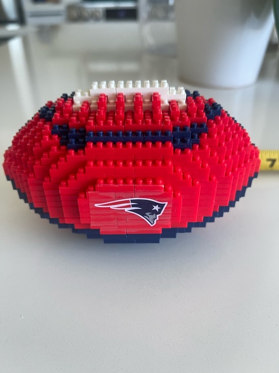 Other - Red Mini Brick Football Building Set patriots FOCO no box